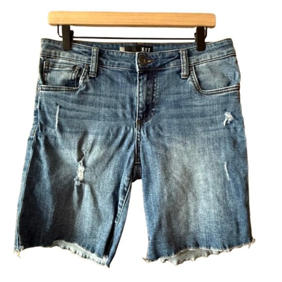 Women's 6 Kut From The Kloth Catherine Boyfriend Jean Shorts - Picture 1 of 8